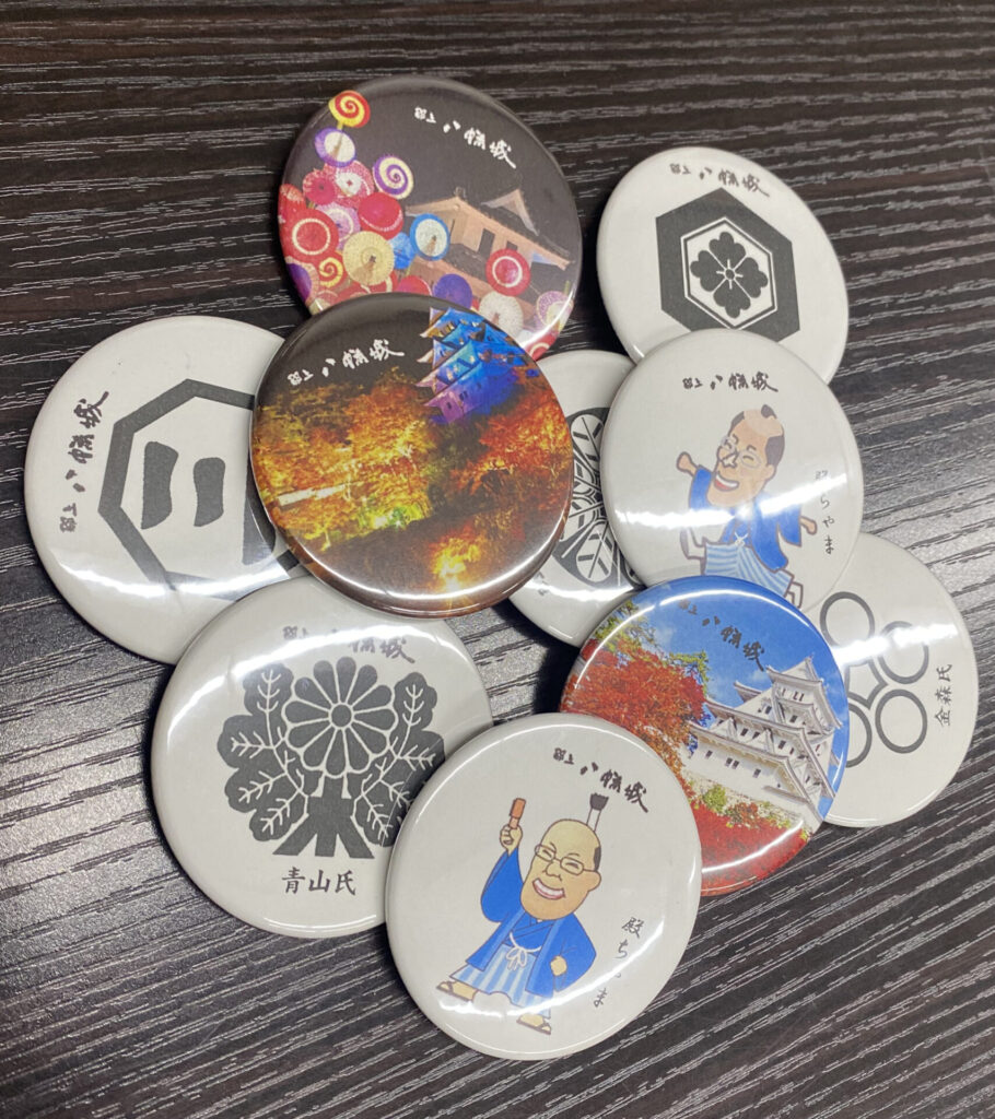 郡上八幡城オリジナル缶バッジイメージ 郡上八幡城オリジナル缶バッジイメージ